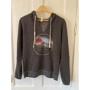Big sky Montana women’s hoodie pullover gray small